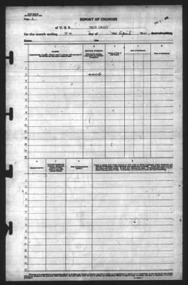 Thumbnail for Report of Changes > 30-Apr-1945