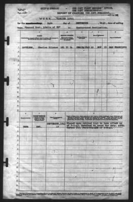 Report of Changes > 24-Sep-1943