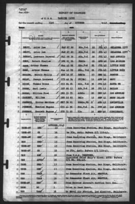 Report of Changes > 31-Oct-1943