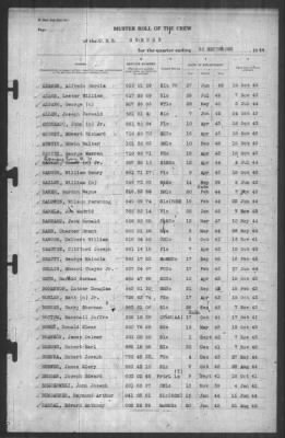 Muster Rolls > 30-Sep-1944