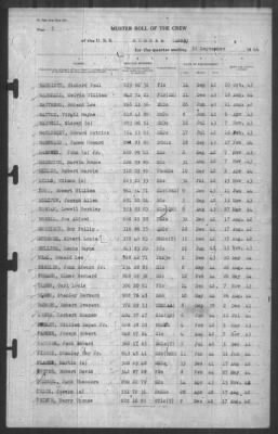 Muster Rolls > 30-Sep-1944