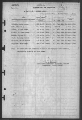 Muster Rolls > 30-Sep-1944