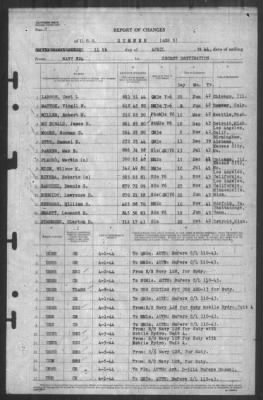 Report of Changes > 11-Apr-1944