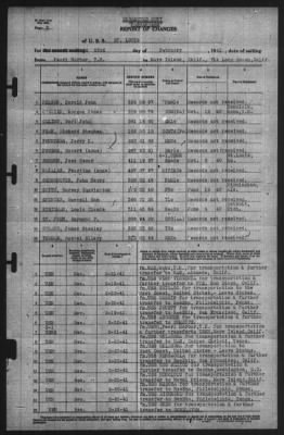 Thumbnail for Report of Changes > 23-Feb-1941