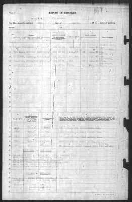 Thumbnail for Report of Changes > 29-Mar-1943