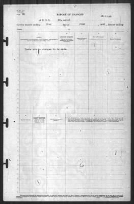 Thumbnail for Report of Changes > 30-Jun-1943