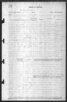 Thumbnail for Report of Changes > 10-Jul-1943