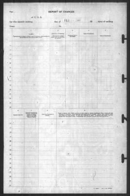 Thumbnail for Report of Changes > 23-Feb-1944