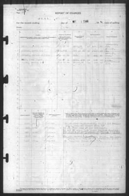 Thumbnail for Report Of Changes > 11-May-1944