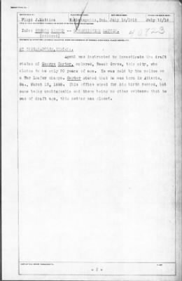 Old German Files, 1909-21 > George Carter (#40823)