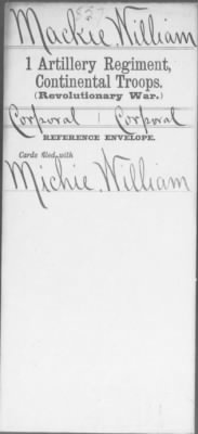 William > Mackie, William