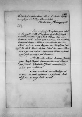 Thumbnail for Ltrs from Maj Gen Henry Knox > Nov 1787 - July 1788 (Vol 3)