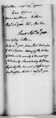 Thumbnail for Ltrs from Maj Gen Henry Knox > Nov 1787 - July 1788 (Vol 3)