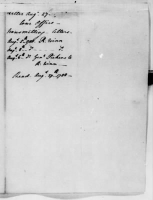 Thumbnail for Ltrs from Maj Gen Henry Knox > Nov 1787 - July 1788 (Vol 3)