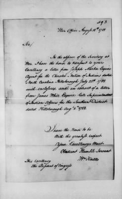 Thumbnail for Ltrs from Maj Gen Henry Knox > Nov 1787 - July 1788 (Vol 3)