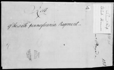 Thumbnail for 6th Regiment (1776-78) > 33