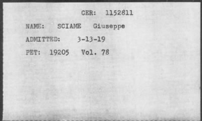 [Illegible] > SCIAME Giuseppe