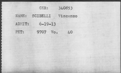 [Illegible] > SCIBELLI Vincenzo