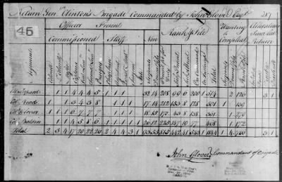 Returns of Brigades, Divisions, Armies, etc. ([Blank]) > 7