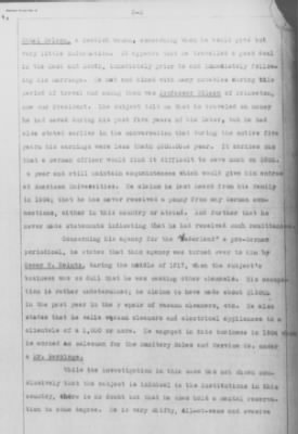Old German Files, 1909-21 > Ernest G. C. Von Bauer (#29512)