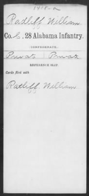 Thumbnail for William > Radliff, William