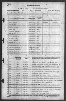 Thumbnail for Report of Changes > 15-Sep-1939