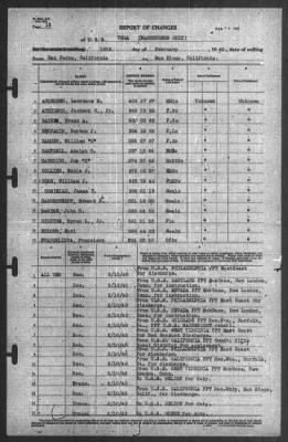 Thumbnail for Report of Changes > 10-Feb-1940