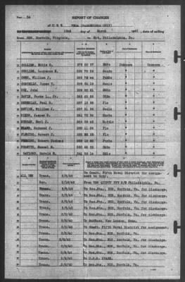 Thumbnail for Report of Changes > 22-Mar-1940