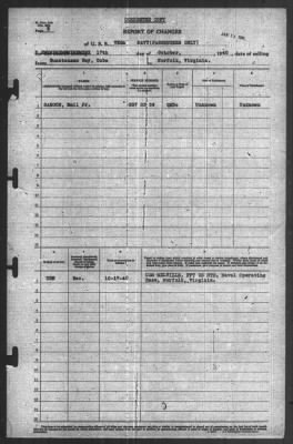 Thumbnail for Report of Changes > 17-Oct-1940