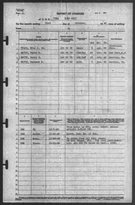 Thumbnail for Report of Changes > 31-Oct-1940