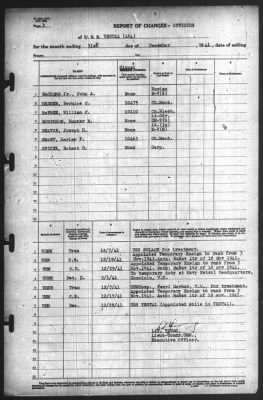 Thumbnail for Report of Changes > 31-Dec-1941