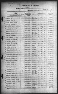 Muster Rolls > 31-Mar-1942