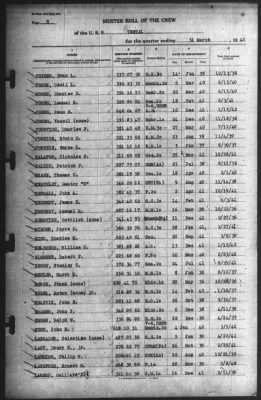 Muster Rolls > 31-Mar-1942