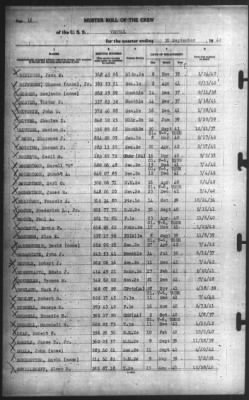 Muster Rolls > 30-Sep-1942