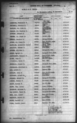 Muster Rolls > 30-Sep-1942