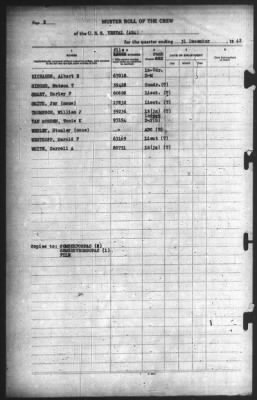 Muster Rolls > 31-Dec-1942