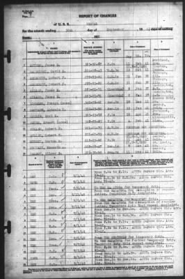 Report of Changes > 30-Sep-1942