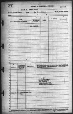 Thumbnail for Report of Changes > 31-Oct-1942