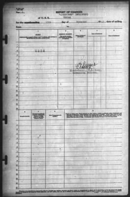 Thumbnail for Report of Changes > 13-Nov-1942