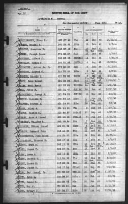 Muster Rolls > 30-Jun-1943