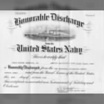 Honorable Discharge US Navy