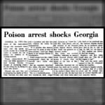 Poison arrest shocks Georgia