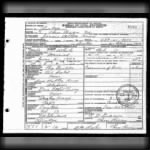Jessie Alton Knox death certificate