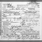 Arthur Delber Flinn death certificate