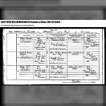 Alfred North Stratton Birth Cert