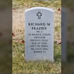 Gravestone for Major Richard Morris Frazier