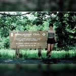 Barbara on Appalachian Trail 1985