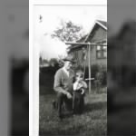 Clarence E. DOBLE & grandson, Jimmy.