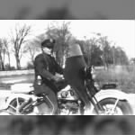 Lawrence Hoye on motorcycle