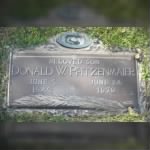 Grave Marker - Donald William "Pfitz" Pfitzenmaier